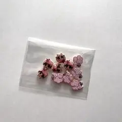 ネイルパーツ スノーマン 佐久間大介 10個セット