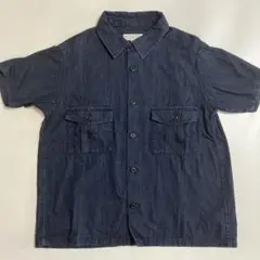 イーストエンド　インディゴブルー　シャツ
