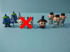 おじゃる丸　キャラクターフィギュア 6体セット　当時物