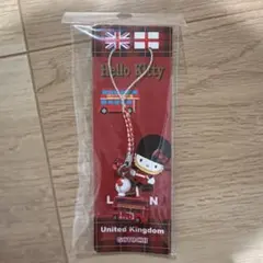 ご当地キティ ロンドン限定 ロンドンバスバージョン ストラップ