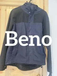 【Beno】マウンテンパーカー ネイビーブラック Mのサムネイル
