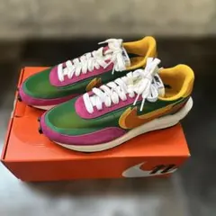27cm】sacai✖︎NIKE LDWAFFLE PINE GREEN - メルカリ