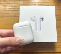 動作確認済み！　AirPods(エアーポッズ) 箱付き　Apple アップル公式のサムネイル