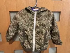 グリーンレーベルリラクシング　アニマル迷彩柄 ポケッタブルパーカ　85