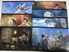 ファイナルファンタジーⅦ エバクラ ポストカード 7種セット