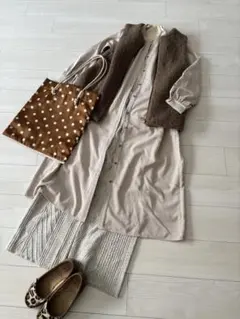 美品＊アーバンリサーチ サニーレーベル＊コールテン ワンピ＊UR＊チュニック