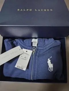 ★★新品タグ付き★Ralph Lauren 12M★ ネイビー ★パーカー★★