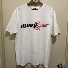 stussy sport ホワイト　Lサイズ　中古品