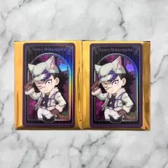 鬼滅の刃 ハロウィン2025 ランダムメタリックカードA 不死川玄弥 2点セット