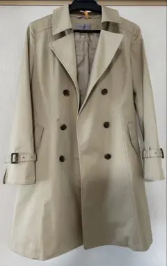 AOKI LES MUES ベージュ　トレンチコート　S