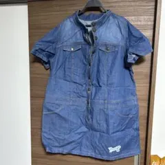 デニムワンピース　マタニティにも