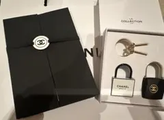 CHANEL キーホルダー　南京錠　ノベルティー　ラコレクション　カデナ CHANEL シャネル ノベルティ ラコレクション カデナ 南京錠 新品