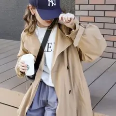 Social GIRI キャンディスリーブ　オーバーサイズ　トレンチコートのサムネイル