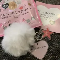 【未使用】JILL STUART ファー＆チャーム ボンボンファーホワイト