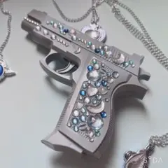 デコ銃 灰色 水色 宇宙。*∅