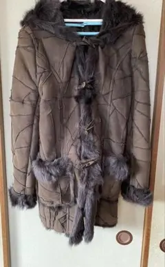 ムートンジャケット ブラウン