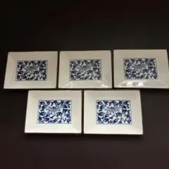 有田焼 源右衛門 染錦椿絵 箸置き 5個 - メルカリ