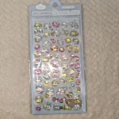 ぽっこりシール　ボンボンドロップシール　うるちゅる　　虹　熊　うさぎ　いちご