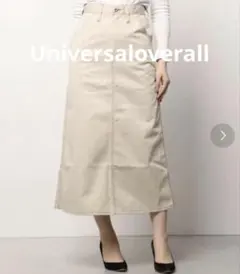 美品Universal overall ペインタースカート　ホワイトM ロングのサムネイル