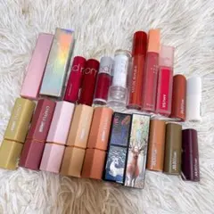 【未使用多め】韓国、中国コスメ　リップセット