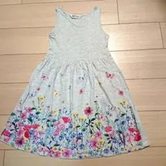 H&M140cm花柄ワンピース