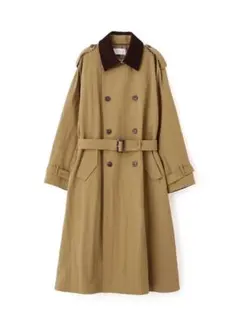 新品未使用品　ETRETOKYO フードストールトレンチコート　ベージュSサイズ