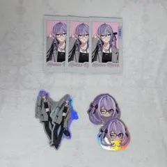 にじさんじ　GRAY×ACCENT　梢桃音　チェキ　ステッカー　7点セット