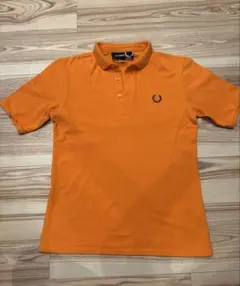 RAF SIMONS Fred Perry コラボ ポロシャツ オレンジ XSのサムネイル