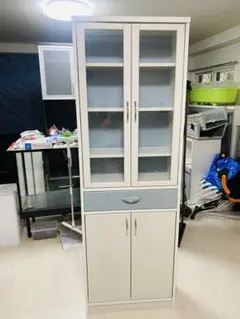 ニトリ 食器棚 キッチン収納 ホワイト 1人2人暮し 幅60cm - メルカリ