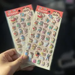 クレヨンしんちゃん シール エポキシシール　2個セット 新品