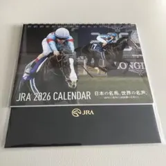 ☆当選品☆ JRA 2026 CALENDAR 卓上カレンダー