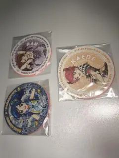 アイカツ！　ナンジャタウン　特典コースター　霧矢あおい　紫吹蘭　一ノ瀬かえで