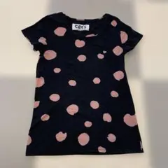 cat's TSUMORI CHISATO 半袖Tシャツ ピンク　ブラックドットのサムネイル