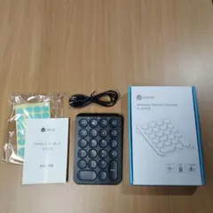 iClever IC-KP08 ワイヤレステンキー 黒 Bluetooth