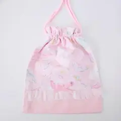 イルカ柄①　　巾着・給食袋 入園　入学　ゆめかわ