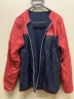 Columbia リバーシブルジャンパー レッド/ネイビー