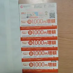 ラクウル1000円増額クーポン5枚セット ビックカメラ・コジマ株主優待券