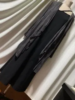 お値下げ！カーディガン付きブラックドレス