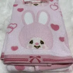 Chimutanチムたんうさぎ柄 フェイスタオル 2枚セット