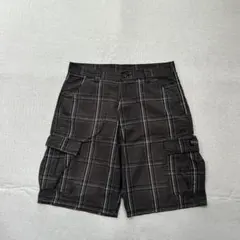 00s ラングラー チェック バギー カーゴショーツ　cityboy 膝下 古着のサムネイル
