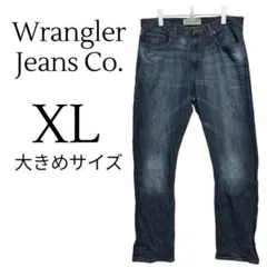 Wrangler Jeans Co. XL 大きめサイズ ブルー系 デニムパンツ
