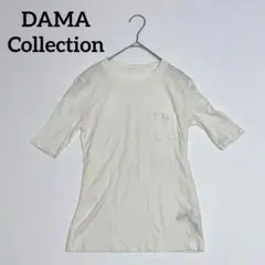 ダーマコレクション【S】 5分丈Tシャツ インナー 薄手 無地 シンプル 古着感
