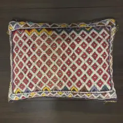 【現地購入】モロッコ ハンドメイド クッションカバー 一点物 手織り