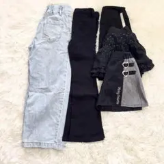 女の子 スカート パンツ まとめ売り 140cm 5点セット