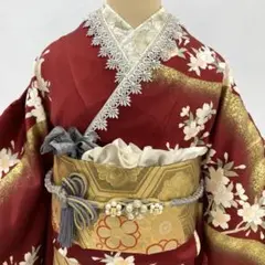 七五三に☆イエローに鞠と桜、梅 7歳着物フルセット② - メルカリ