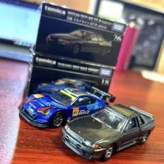 トミカプレミアム SUBARU BRZスバル　SKYLINE R32 GTR