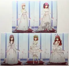 五等分の花嫁 L版ブロマイド 5枚セット アニメイト限定 五等分の軌跡 購入特典