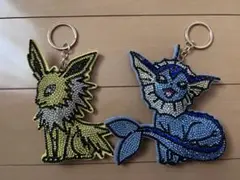 ポケモン サンダース シャワーズ キーホルダー