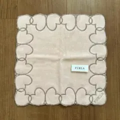 【即購入可】新品タグ付　フルラ　タオルハンカチ　ピンク　ハート