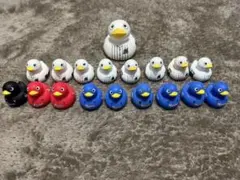 アヒル型フィギュアセット 18個